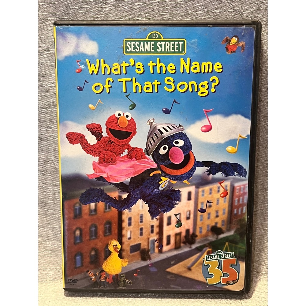 Sesame Street Whats the Name of That Song DVD 35th Anniversary Elmo Grover Sony